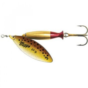 Блесна вращ. Mepps AGLIA LONG HEAVY, 1+ Gold/Brown